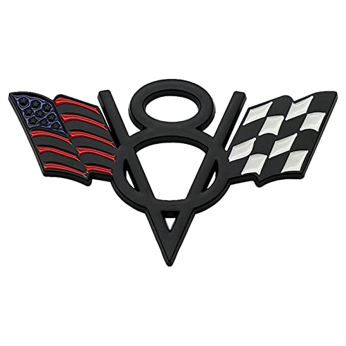 Jatour USA Amerikanische Flagge V8 Emblem Aufkleber Abzeichen Auto Kopf Seite Kotflügel Hinten Kofferraum Metall Emblem Abzeichen Aufkleber passend für Corvette Jatour USA Amerikanische Flagge V8 Emblem Aufkleber Abzeichen Auto Kopf Seite Kotflügel Hinten Kofferraum Metall Emblem Abzeichen Aufkleber passend für Corvette von Jatour