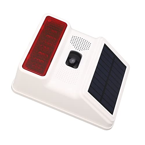 Solaralarm Wireless DC 5V 433MHz 100 DB Infrarotsensor IP65 Wasserdichtes Schall Alarm von Jauarta