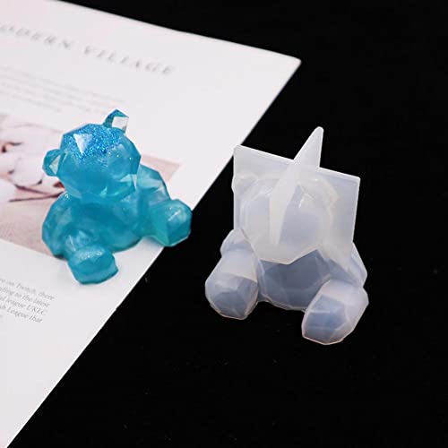 Bär Harz Formen,3D Tier Silikonform,Bär Silikonformen,Bär Gießform,Bär Handwerk DIY Form,Bär Kerzenform,für Gießen Briefbeschwerer, Seife, Kerze, Kunst Harz, Auto Dekoration Zubehör von Jauhmui