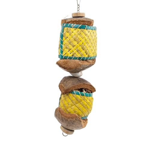 Java | Papageienspielzeug - Surprise Drum Large, Schredderspielzeug, Knabbern | 14 x 14 x 44 cm Java | Papageienspielzeug - Surprise Drum Large, Schredderspielzeug, Knabbern | 14 x 14 x 44 cm von Java