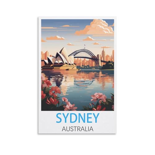 Vintage-Reiseposter Sydney Australien, 20 x 30 cm, Leinwand-Kunst, Poster und Wandkunst, Bild, Druck, Schlafzimmer-Dekor Vintage-Reiseposter Sydney Australien, 20 x 30 cm, Leinwand-Kunst, Poster und Wandkunst, Bild, Druck, Schlafzimmer-Dekor von JavoN