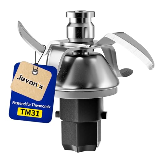 Javonix Ersatzmesser kompatibel mit Thermomix TM31 – SUS304 Edelstahl Mixmesser mit Dichtring, Zubehör für Küchenmaschine, passend für Vorwerk TM31 von Javonix