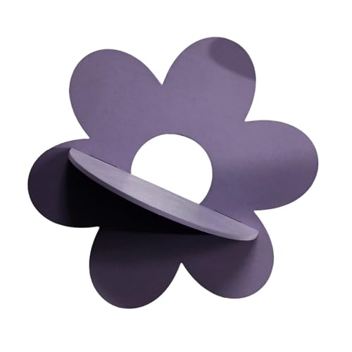 Javoryxh Einzigartiges Wandregal in Bohemian-Blumenform mit elegantem Kristall-Akzent für Schlafzimmer oder Arbeitszimmer von Javoryxh