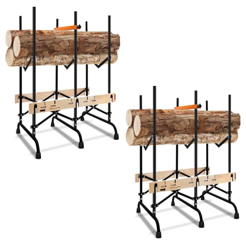 2x Jaxguom Sägebock Klappbar für Kettensägen, Holzsägebock mit Auswurfsicherung & Maßskala Tragkraft 150 kg, Holzbock zum schnellen Zuschneiden von Brennholz, Zubehör Inklusive 2x Jaxguom Sägebock Klappbar für Kettensägen, Holzsägebock mit Auswurfsicherung & Maßskala Tragkraft 150 kg, Holzbock zum schnellen Zuschneiden von Brennholz, Zubehör Inklusive von Jaxguom