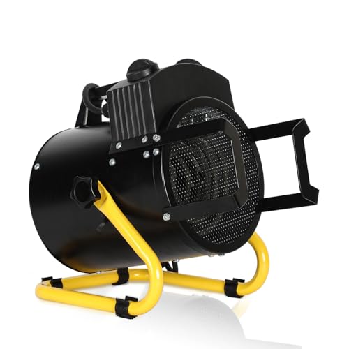 Jaxguom Gewächshausheizung mit thermostat und Sicherheitsständer ausgestattet,IPX4 spritzwassergeschützt, Schnelle Erwärmung Mehrfachschutz für Gewächshäuser Jaxguom Gewächshausheizung mit thermostat und Sicherheitsständer ausgestattet,IPX4 spritzwassergeschützt, Schnelle Erwärmung Mehrfachschutz für Gewächshäuser von Jaxguom