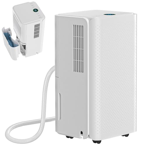 Jaxguom Luftentfeuchter, Luftentfeuchter Elektrisch 16L/24h, Raumgröße ca.75m³(25m²), Leiser Entfeuchter Elektrisch, 24H Timer, Wassertank 2L, Raumentfeuchter für Keller, Wohnung, Wohnzimmer von Jaxguom