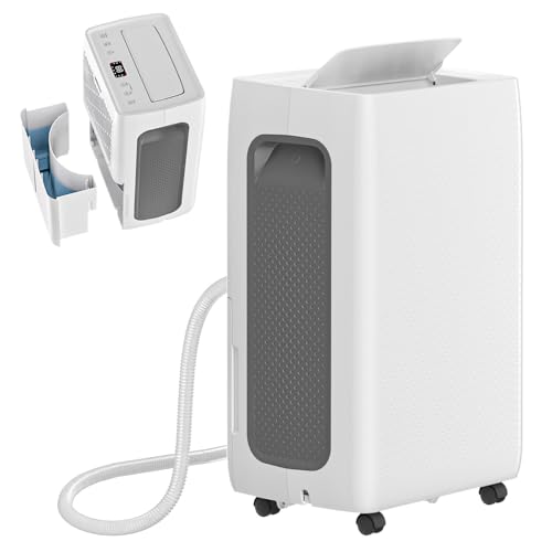 Jaxguom Luftentfeuchter, Luftentfeuchter Elektrisch 26L/24h, Raumgröße ca.80m³(40m²), Leiser Entfeuchter Elektrisch, 24H Timer, Wassertank 4.3L, Raumentfeuchter für Keller, Wohnung, Wohnzimmer von Jaxguom