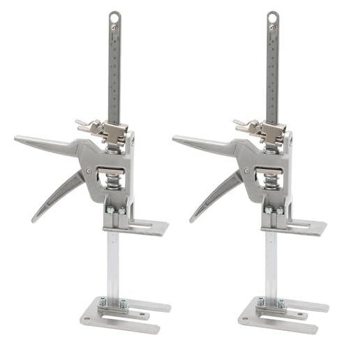 Jaxguom Möbelheber 2er-Set, Höhenverstellbarer Heber für Fliesen, Gipskarton & Möbelmontage, Arbeitsparender Armheber mit 150kg Tragkraft, 230mm Maximale Hubhöhe Jaxguom Möbelheber 2er-Set, Höhenverstellbarer Heber für Fliesen, Gipskarton & Möbelmontage, Arbeitsparender Armheber mit 150kg Tragkraft, 230mm Maximale Hubhöhe von Jaxguom