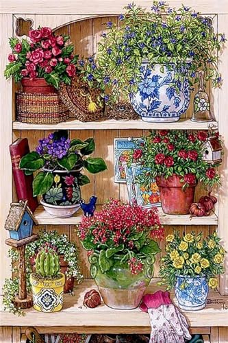 Diamond Painting, DIY 5D Diamant Painting Blumenständer Bilder Diamond Painting Erwachsene Kinder Crystal Art Set Diamant Malerei Stickerei Mosaikherstellung für Home Wand Décor Geschenke 30x45cm A321 Diamond Painting, DIY 5D Diamant Painting Blumenständer Bilder Diamond Painting Erwachsene Kinder Crystal Art Set Diamant Malerei Stickerei Mosaikherstellung für Home Wand Décor Geschenke 30x45cm A321 von Jaxiaco