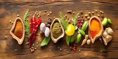 Diamond Painting, DIY 5D Diamant Painting Küche Gewürze Bilder Diamond Painting Erwachsene Kinder Crystal Art Set Diamant Malerei Stickerei Mosaikherstellung für Home Wand Décor 100x200cm A-201 Diamond Painting, DIY 5D Diamant Painting Küche Gewürze Bilder Diamond Painting Erwachsene Kinder Crystal Art Set Diamant Malerei Stickerei Mosaikherstellung für Home Wand Décor 100x200cm A-201 von Jaxiaco