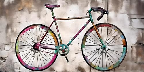 Jaxiaco Fahrrad Diamond Painting, Groß Diament Painting Bilder 20x40cm Diamond Art Bastelset Erwachsene Dix Diamant Painting Kinder Stickerei Kreuzstich Set Home Wand Dekor Geschenk für Frauen C-46 Jaxiaco Fahrrad Diamond Painting, Groß Diament Painting Bilder 20x40cm Diamond Art Bastelset Erwachsene Dix Diamant Painting Kinder Stickerei Kreuzstich Set Home Wand Dekor Geschenk für Frauen C-46 von Jaxiaco