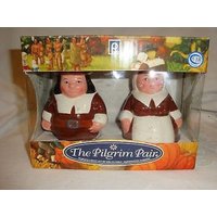 "2015 "Pilgerpaar" Thanksgiving Serviersalz - Und Pfefferstreuer Von Publix." von Jaxsprats