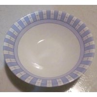 Blau-Weiß Karierte Sammler Design Schale | Corelle Von Corning von Jaxsprats