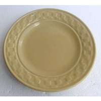 Bordallo Pinheiro Senfgelb Farbe Sammler Korbgeflecht Design Salatteller Made in Portugal Bordallo Pinheiro Senfgelb Farbe Sammler Korbgeflecht Design Salatteller Made in Portugal von Jaxsprats