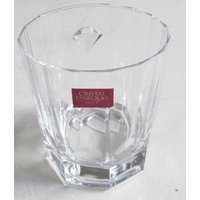 Cris D'arques Kristallbecher Vintage Pyramide Design Kurzes Glas Cris D'arques Kristallbecher Vintage Pyramide Design Kurzes Glas von Jaxsprats