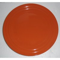 Extra Großer Speiseteller 27 cm Im Double Ridge Style Orange Farbe Von Rachael Ray von Jaxsprats