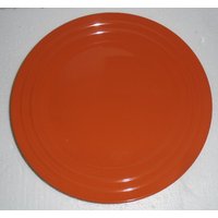 Extra Großer Speiseteller 28 cm in Double Ridge Style Orange Von Rachael Ray von Jaxsprats