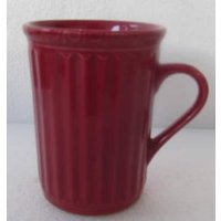 Jcp Home Keramik Sammlertasse Rot Großer Becher Mit Geripptem Design Von Jcpenney von Jaxsprats
