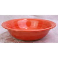Neue Design Handbemalte Orangefarbene Schüssel Swirl Coup Bowl Von Citrus Grove von Jaxsprats