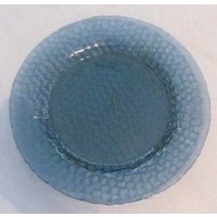 Seltene Blaue Farbe Glas Gepresst Hammered Bubble Design Essteller Von Elements Seltene Blaue Farbe Glas Gepresst Hammered Bubble Design Essteller Von Elements von Jaxsprats
