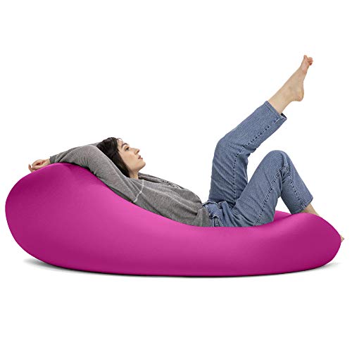Jaxx Nimbus Spandex Sitzsack Stuhl für Erwachsene, Möbel für Rec, Familienzimmer und mehr, groß, Hot Pink Jaxx Nimbus Spandex Sitzsack Stuhl für Erwachsene, Möbel für Rec, Familienzimmer und mehr, groß, Hot Pink von Jaxx