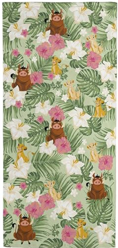 Disney Der König der Löwen Handtuch mit Simba - Für Bad, Strand & Pool - 100% Baumwolle, 71 cm x 147 cm von Jay Franco