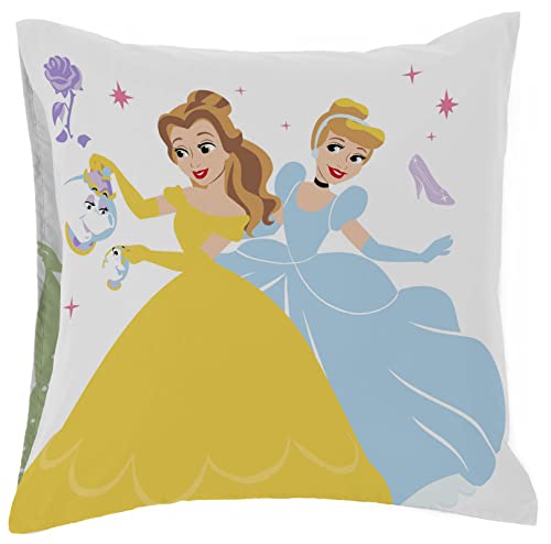 Disney Prinzessin Heart of Gold 100% Baumwolle Kissenbezug 80x80 cm von Jay Franco