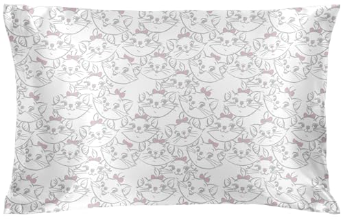 Jay Franco Disney Aristocats Marie Satin-Kissenbezug – Standardgröße 50x75 – Hochwertiger, weißer Satin-Kissenbezug Jay Franco Disney Aristocats Marie Satin-Kissenbezug – Standardgröße 50x75 – Hochwertiger, weißer Satin-Kissenbezug von Jay Franco