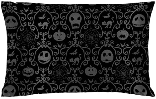 Jay Franco Disney Nightmare Before Christmas Satin-Kissenbezug – Standardgröße 50x75 – Hochwertiger, schwarzer Satin-Kissenbezug Jay Franco Disney Nightmare Before Christmas Satin-Kissenbezug – Standardgröße 50x75 – Hochwertiger, schwarzer Satin-Kissenbezug von Jay Franco