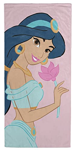 Jay Franco Disney Princess Blume 71cm x 147cm Strandtuch aus 100% Baumwollfrottee von Jay Franco