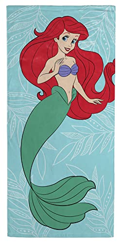 Jay Franco Disney The Little Mermaid Unterwasserabenteuer 71cm x 147cm Strandtuch aus 100% Baumwollfrottee von Jay Franco