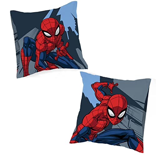 Jay Franco Marvel Spiderman City Streets 100% Baumwolle Kissenbezüge im 2er-Set 80x80 cm von Jay Franco