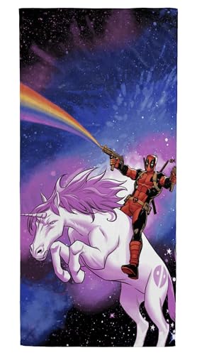 Marvel Deadpool Badetuch - Für Bad, Strand & Pool - Space Unicorn, 71cm x 147cm Marvel Deadpool Badetuch - Für Bad, Strand & Pool - Space Unicorn, 71cm x 147cm von Jay Franco