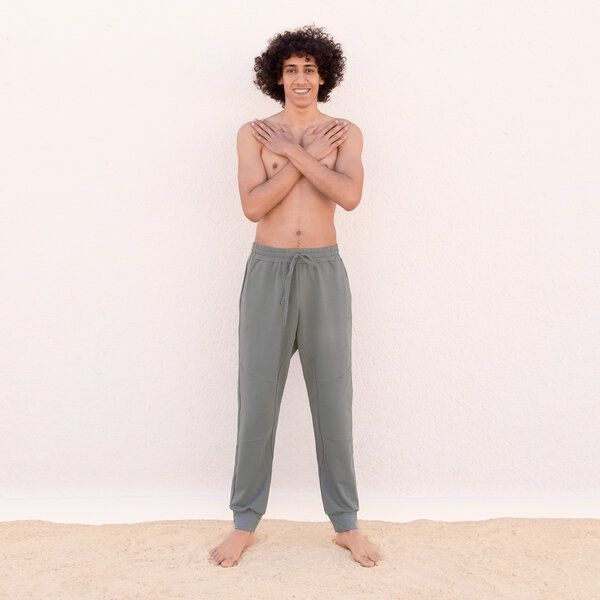 Jaya ADI MELANGE - Männer/Damen - Sweathose mit Taschen für Yoga/ Freizeit Biobaumwolle von Jaya