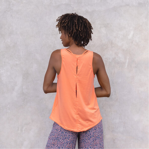 Jaya ALASKA - Damen - lockeres Top mit offenem Rücken für Yoga aus Biobaumwolle von Jaya