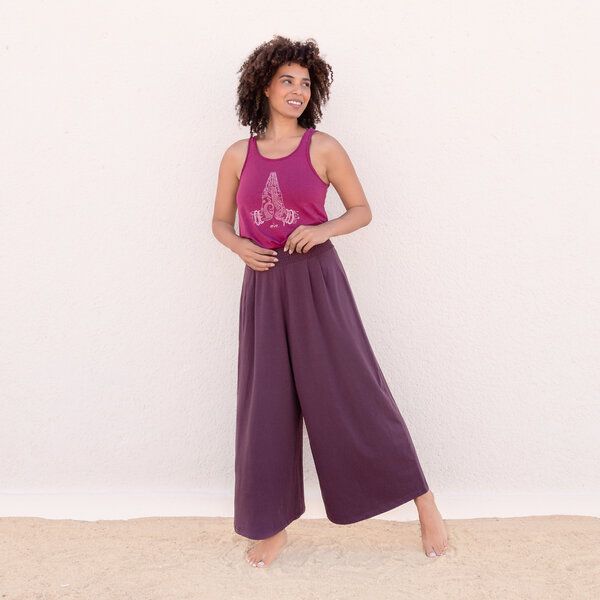 Jaya DIANA- lockere bis weite geschnittene lounge Pants, für jede Figur geeignet, für Yoga, Leisure, Arbeit oder Evenings Jaya DIANA- lockere bis weite geschnittene lounge Pants, für jede Figur geeignet, für Yoga, Leisure, Arbeit oder Evenings von Jaya