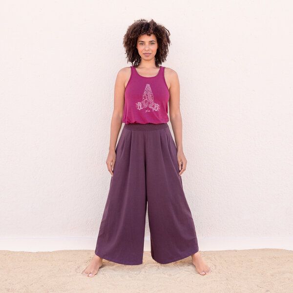 Jaya DIANA- lockere bis weite geschnittene lounge Pants, für jede Figur geeignet, für Yoga, Leisure, Arbeit oder Evenings Jaya DIANA- lockere bis weite geschnittene lounge Pants, für jede Figur geeignet, für Yoga, Leisure, Arbeit oder Evenings von Jaya