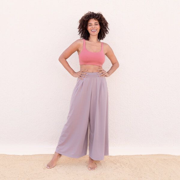 Jaya DIANA- lockere bis weite geschnittene lounge Pants, für jede Figur geeignet, für Yoga, Leisure, Arbeit oder Evenings Jaya DIANA- lockere bis weite geschnittene lounge Pants, für jede Figur geeignet, für Yoga, Leisure, Arbeit oder Evenings von Jaya