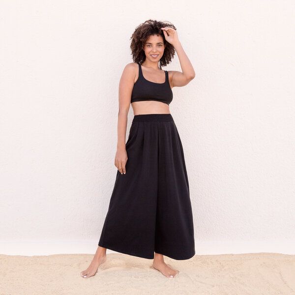 Jaya DIANA- lockere bis weite geschnittene lounge Pants, für jede Figur geeignet, für Yoga, Leisure, Arbeit oder Evenings Jaya DIANA- lockere bis weite geschnittene lounge Pants, für jede Figur geeignet, für Yoga, Leisure, Arbeit oder Evenings von Jaya