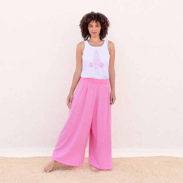 Jaya DIANA- lockere bis weite geschnittene lounge Pants, für jede Figur geeignet, für Yoga, Leisure, Arbeit oder Evenings Jaya DIANA- lockere bis weite geschnittene lounge Pants, für jede Figur geeignet, für Yoga, Leisure, Arbeit oder Evenings von Jaya