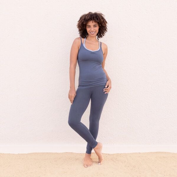 Jaya KATE - Damen - Klassische High-Waist Leggings, elastisch, doppelte Taillenpartie Jaya KATE - Damen - Klassische High-Waist Leggings, elastisch, doppelte Taillenpartie von Jaya