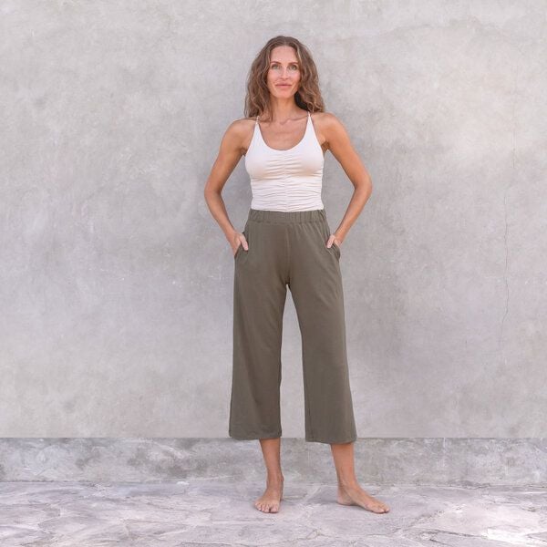 Jaya NICOLE - Damen - Top für Yoga aus Biobaumwolle mit besonderer Rückenpartie von Jaya