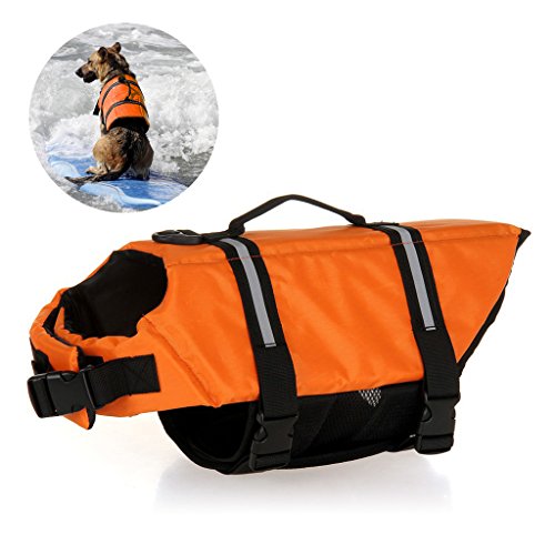 Jayboson Hundeschwimmweste Doggy Aqua-Top Schwimmweste Schwimmtraining Schwimmhilfe für Hunde Vest (Größe XL) von Jayboson