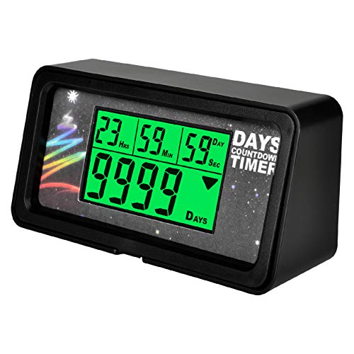 Jayron Backlight Digital 9.999 Tage Countdown-Timer Großes LCD-Display Countdown für den Ruhestand Hochzeitsurlaub Weihnachtsveranstaltung Klassenzimmer Kreuzfahrt Jayron Backlight Digital 9.999 Tage Countdown-Timer Großes LCD-Display Countdown für den Ruhestand Hochzeitsurlaub Weihnachtsveranstaltung Klassenzimmer Kreuzfahrt von Jayron