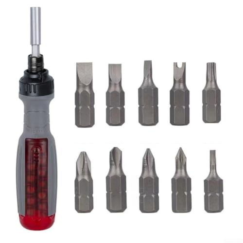 10 in 1 Ratschen-Schraubendreher-Set für einfache Aufbewahrung von magnetischen Bohrern und schnelles Laden 10 in 1 Ratschen-Schraubendreher-Set für einfache Aufbewahrung von magnetischen Bohrern und schnelles Laden von Jayruit