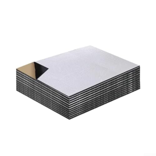 15 x Auto-Schallschutz-Pads, selbstklebend, feuerfest, Dämpfungsmatten, Kofferraum, Tür, Haube, 250 x 180 x 5 mm von Jayruit