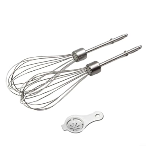 2 Stück Handmixer, Turbo-Schlägel, Ersatz-Set für Kenwood-Handmixer, Material, schnelle und bequeme Befestigung (12 Drahtstäbe*) von Jayruit