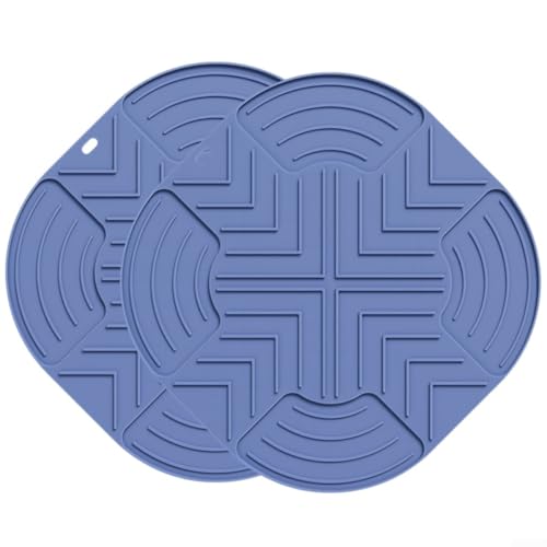 2 hitzebeständige Silikon-Heißpads für FN101GY Luftfritteuse, rutschfestes Design (blau) von Jayruit