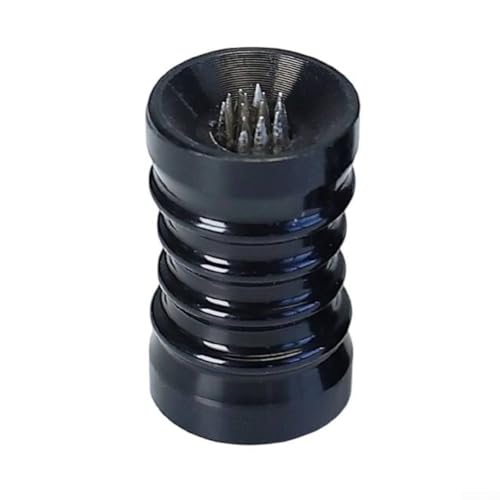 2-in-1 Billardqueue-Scheuer aus Aluminiumlegierung mit Nadelaktivierung und Polieren für längere Lebensdauer des Queues (schwarz) von Jayruit