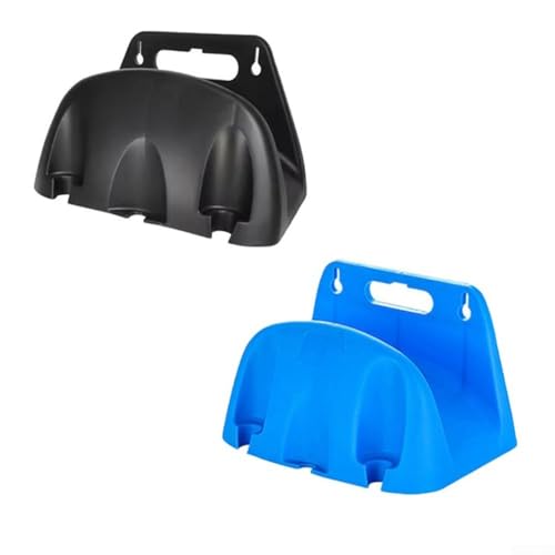 23 Stück wandmontierte Schlauchaufbewahrung, effiziente Lösung für die Organisation von Wasserleitungen und Kabeln (schwarz und blau) von Jayruit